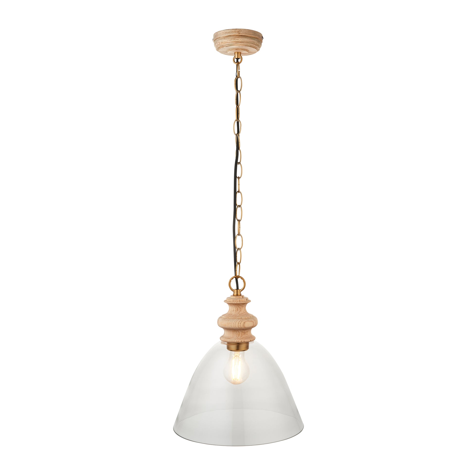 Cotswold 1 Pendant Light Natural Ash – Natural