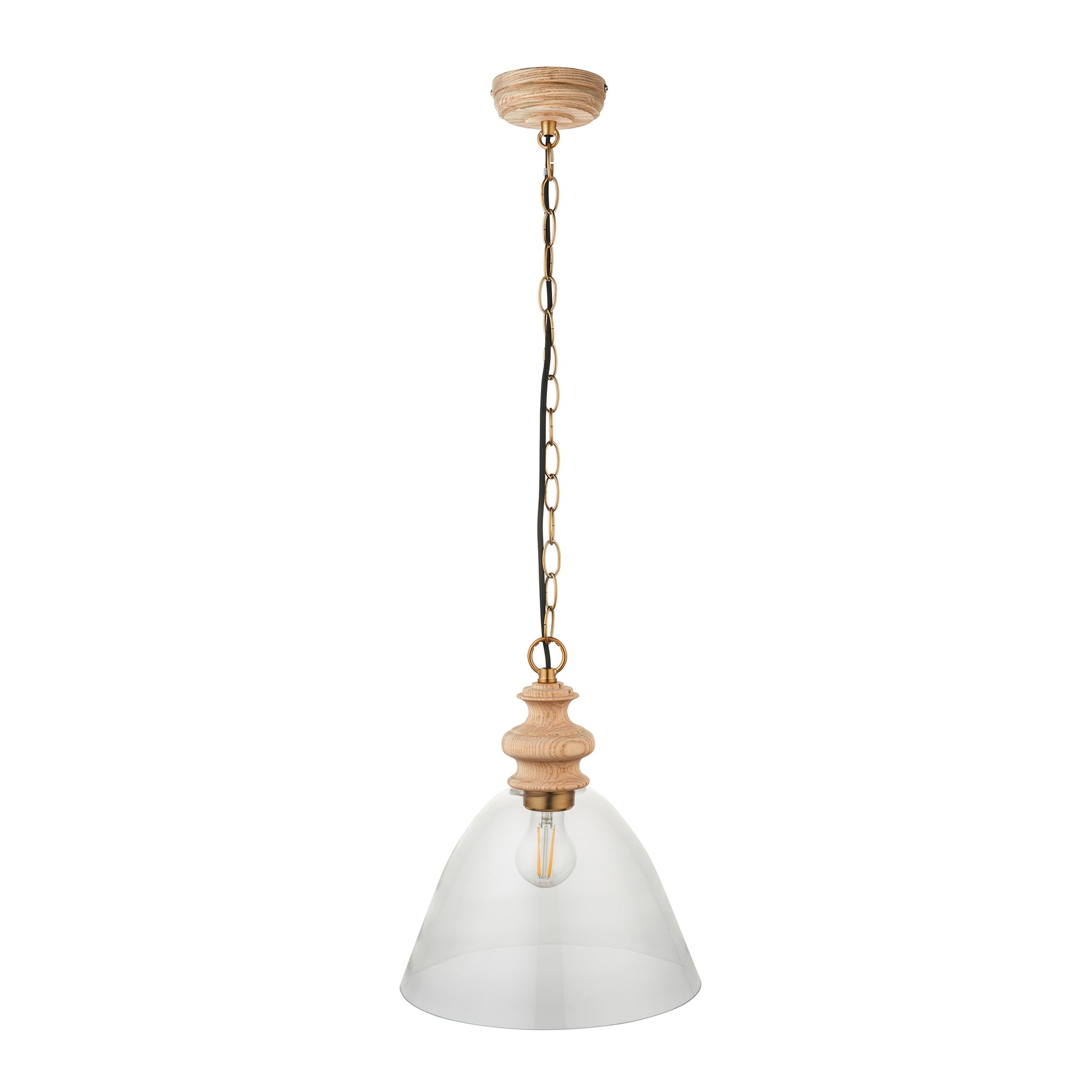 Cotswold 1 Pendant Light Natural Ash – Natural
