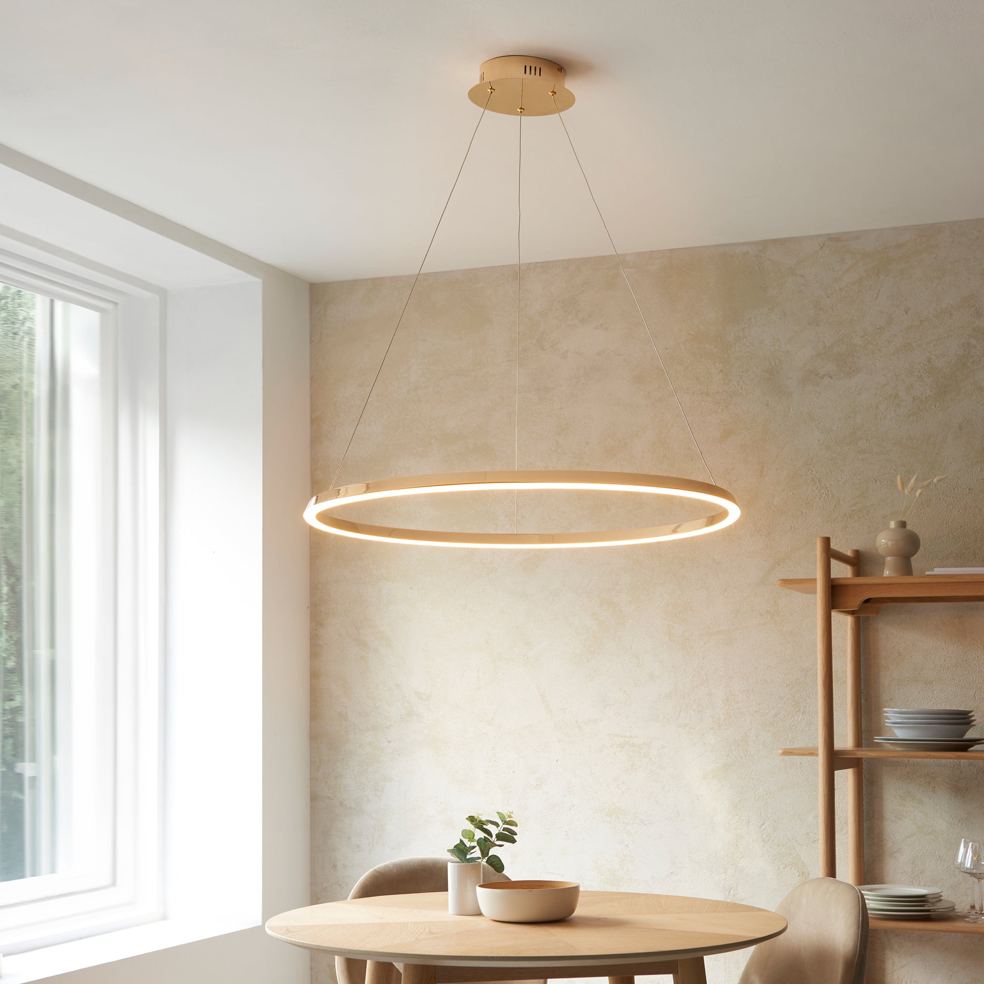 Staten 1 Pendant Light French Gold Finish – Gold