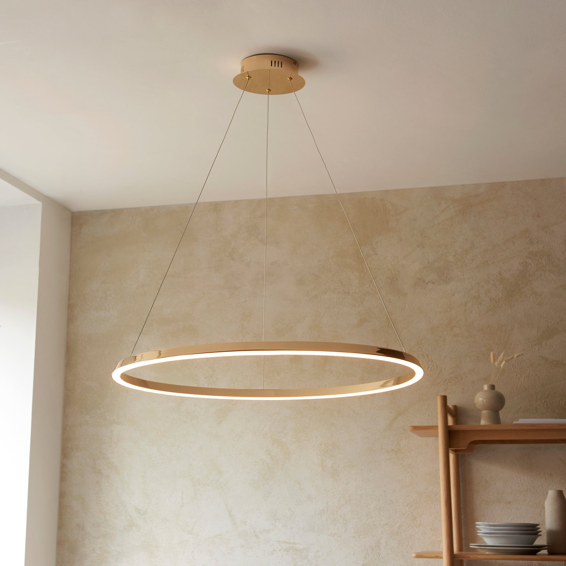 Staten 1 Pendant Light French Gold Finish – Gold