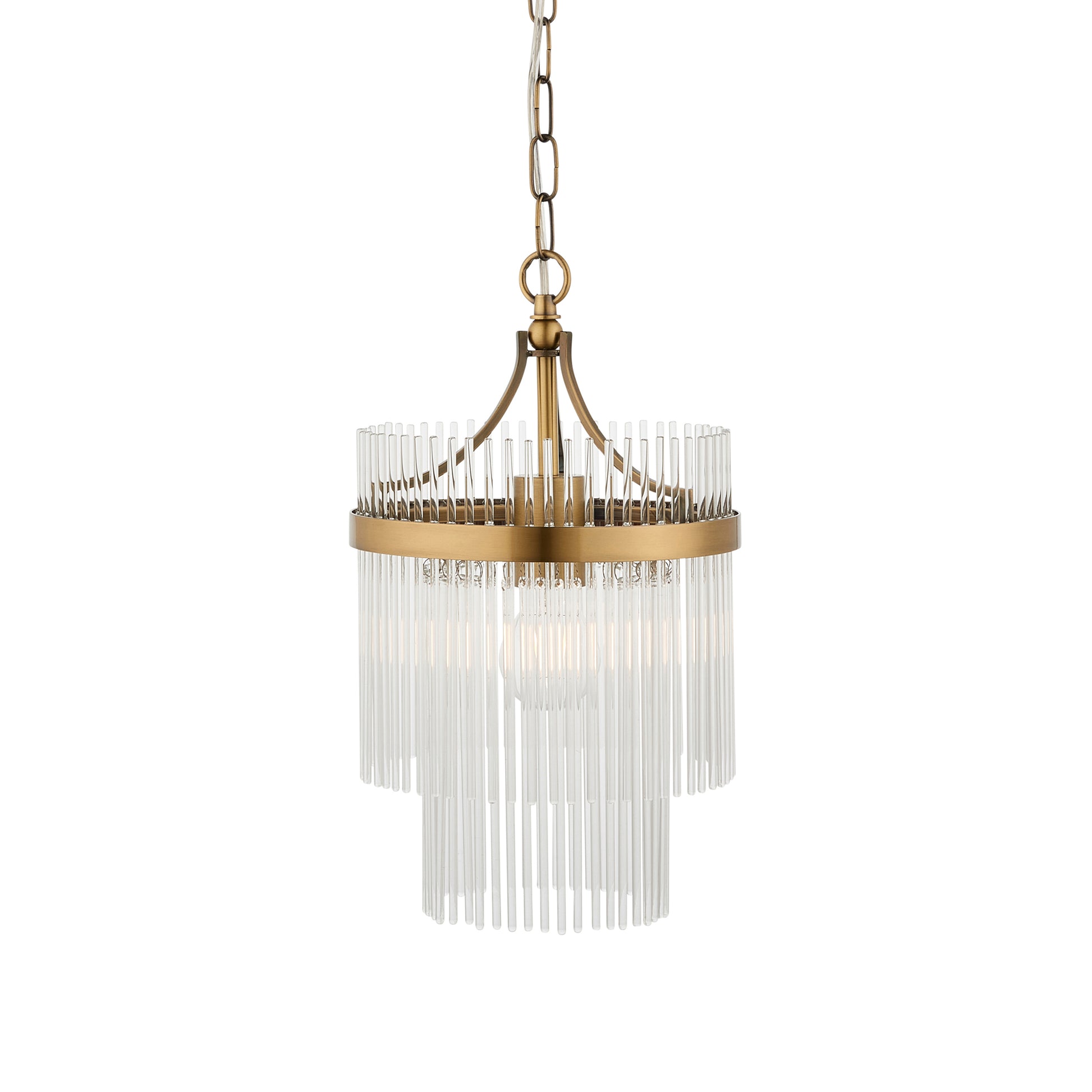 Marietta 1 Pendant Light Antique Brass – Brass