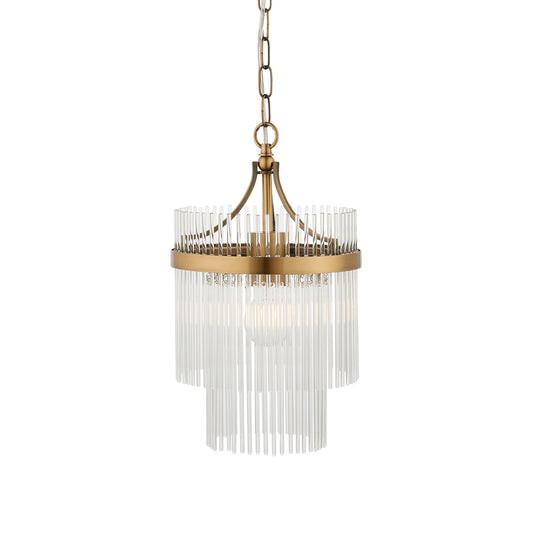 Marietta 1 Pendant Light Antique Brass – Brass