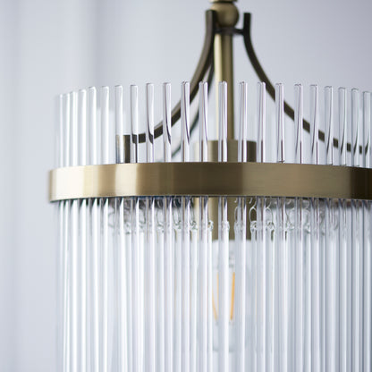 Marietta 1 Pendant Light Antique Brass – Brass