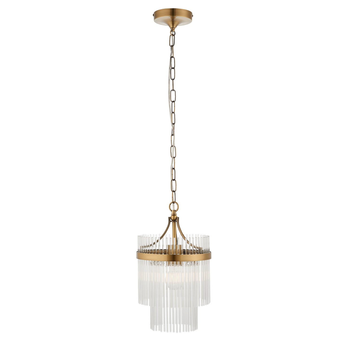 Marietta 1 Pendant Light Antique Brass – Brass