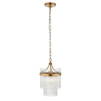 Marietta 1 Pendant Light Antique Brass – Brass