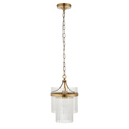 Marietta 1 Pendant Light Antique Brass – Brass