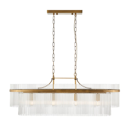 Marietta 4 Pendant Light Antique Brass – Brass