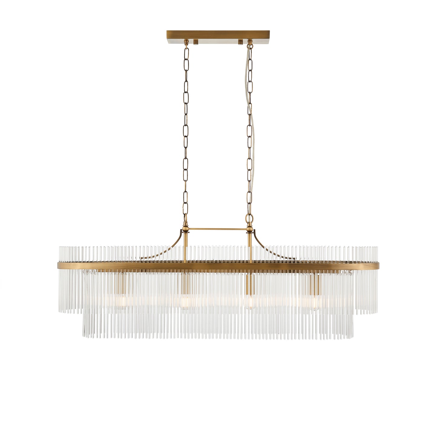 Marietta 4 Pendant Light Antique Brass – Brass