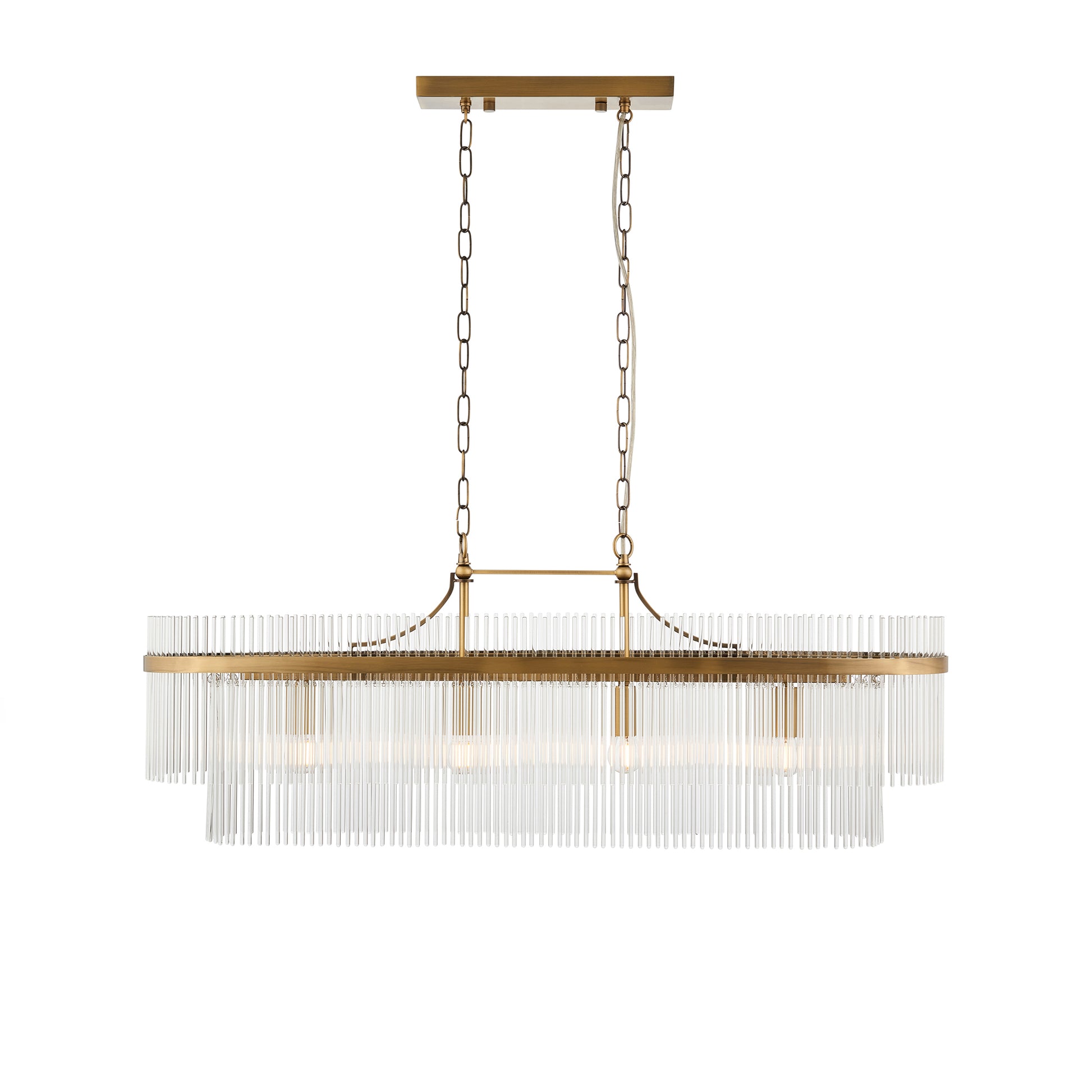 Marietta 4 Pendant Light Antique Brass – Brass