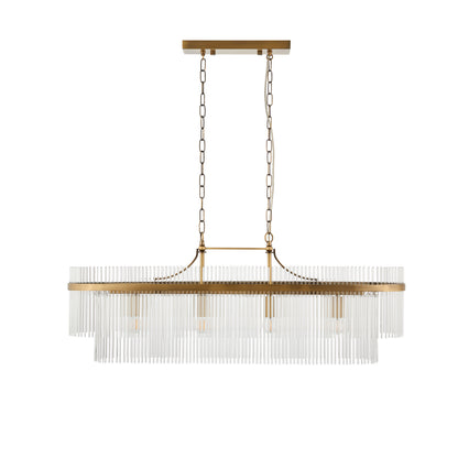 Marietta 4 Pendant Light Antique Brass – Brass