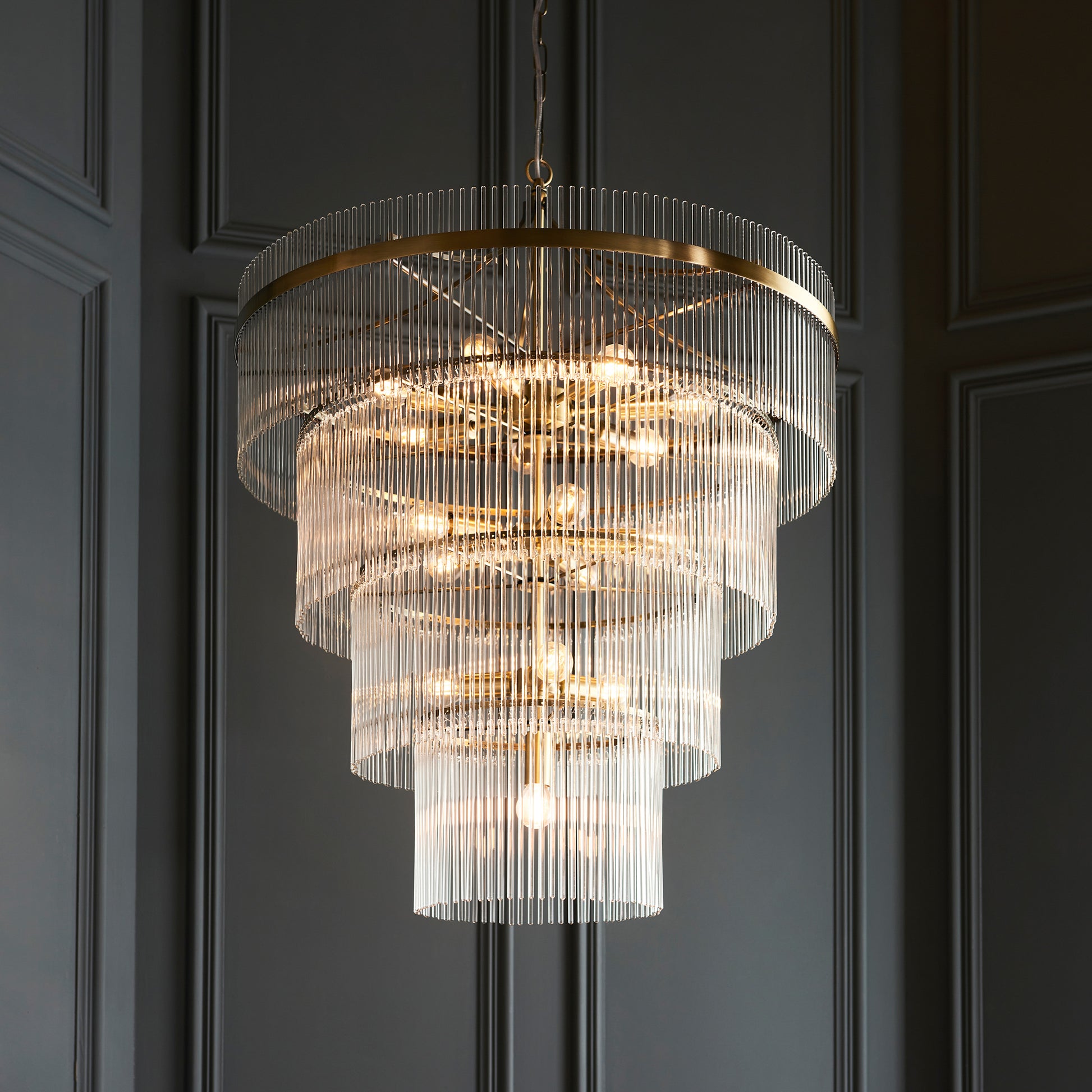Marietta 16 Pendant Light Antique Brass – Brass