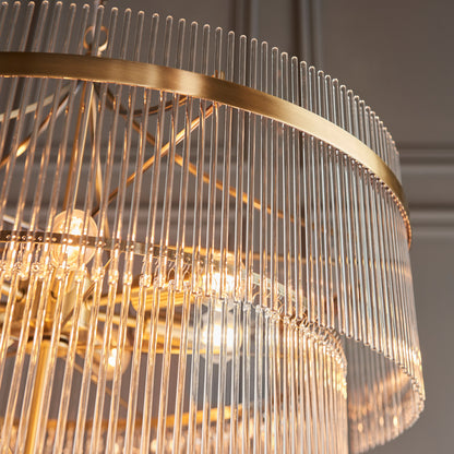 Marietta 16 Pendant Light Antique Brass – Brass