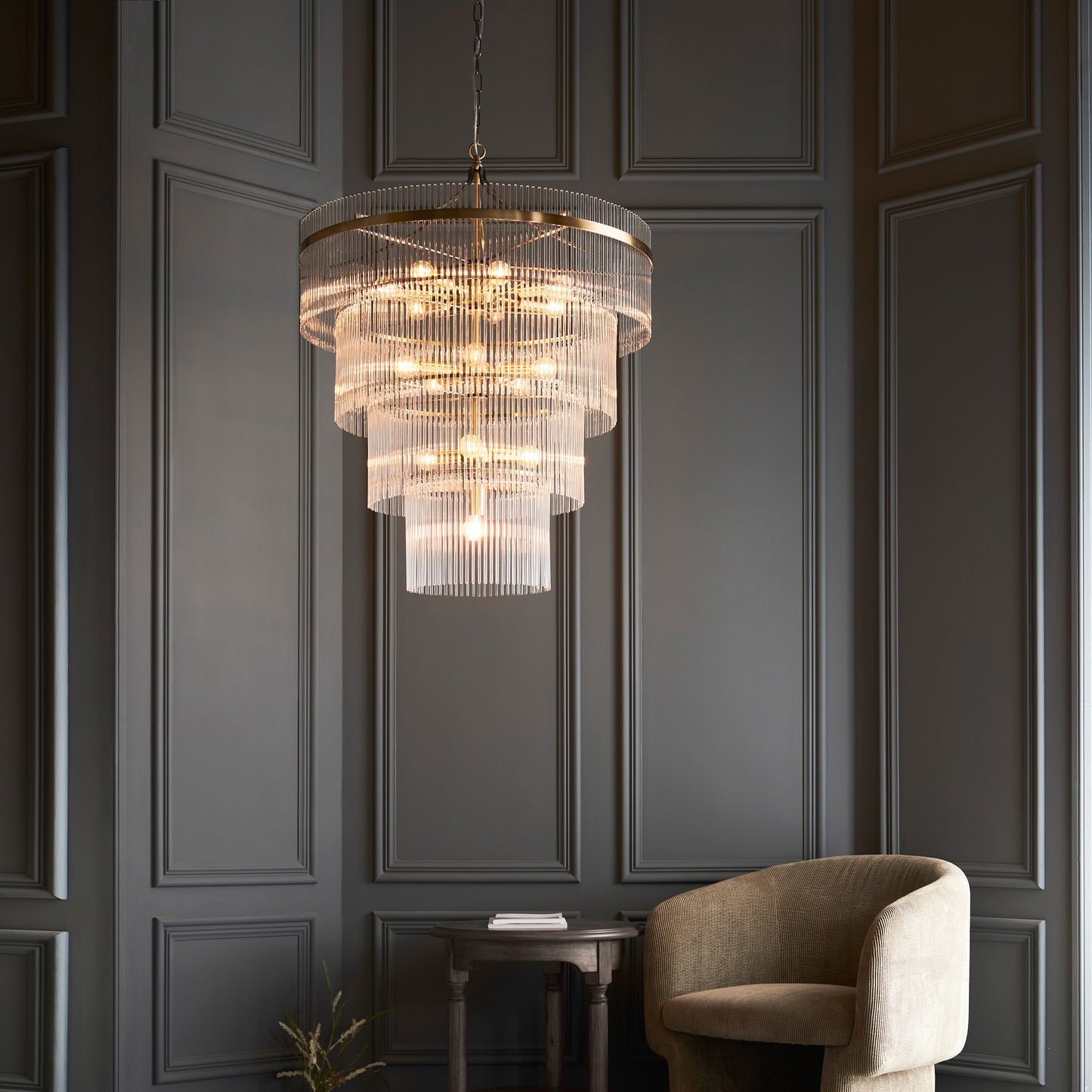 Marietta 16 Pendant Light Antique Brass – Brass