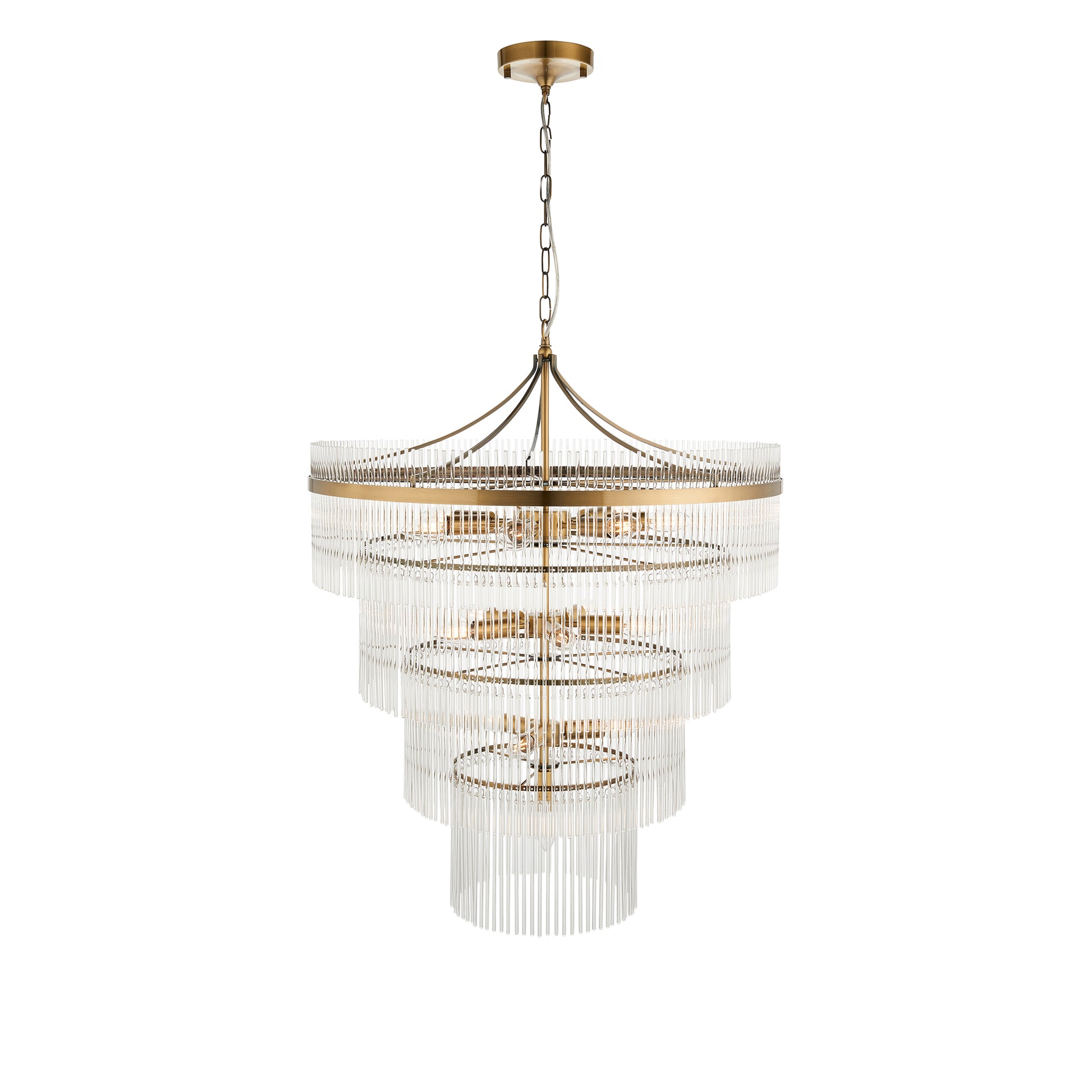 Marietta 16 Pendant Light Antique Brass – Brass