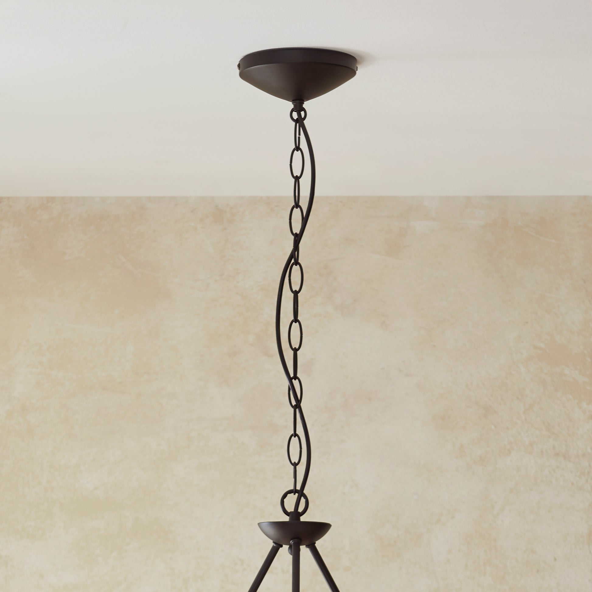 Wriggle 3 Pendant Light Matt Black – Natural
