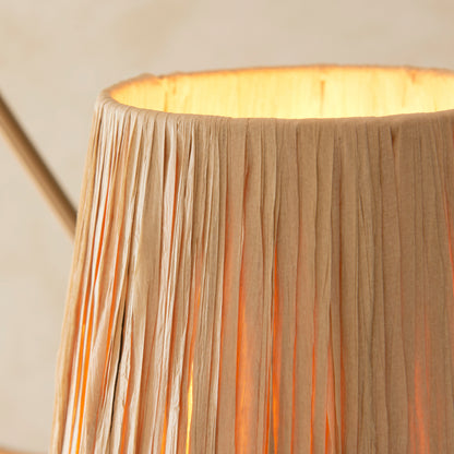 Wriggle 3 Pendant Light Brushed Aged Brass – Natural