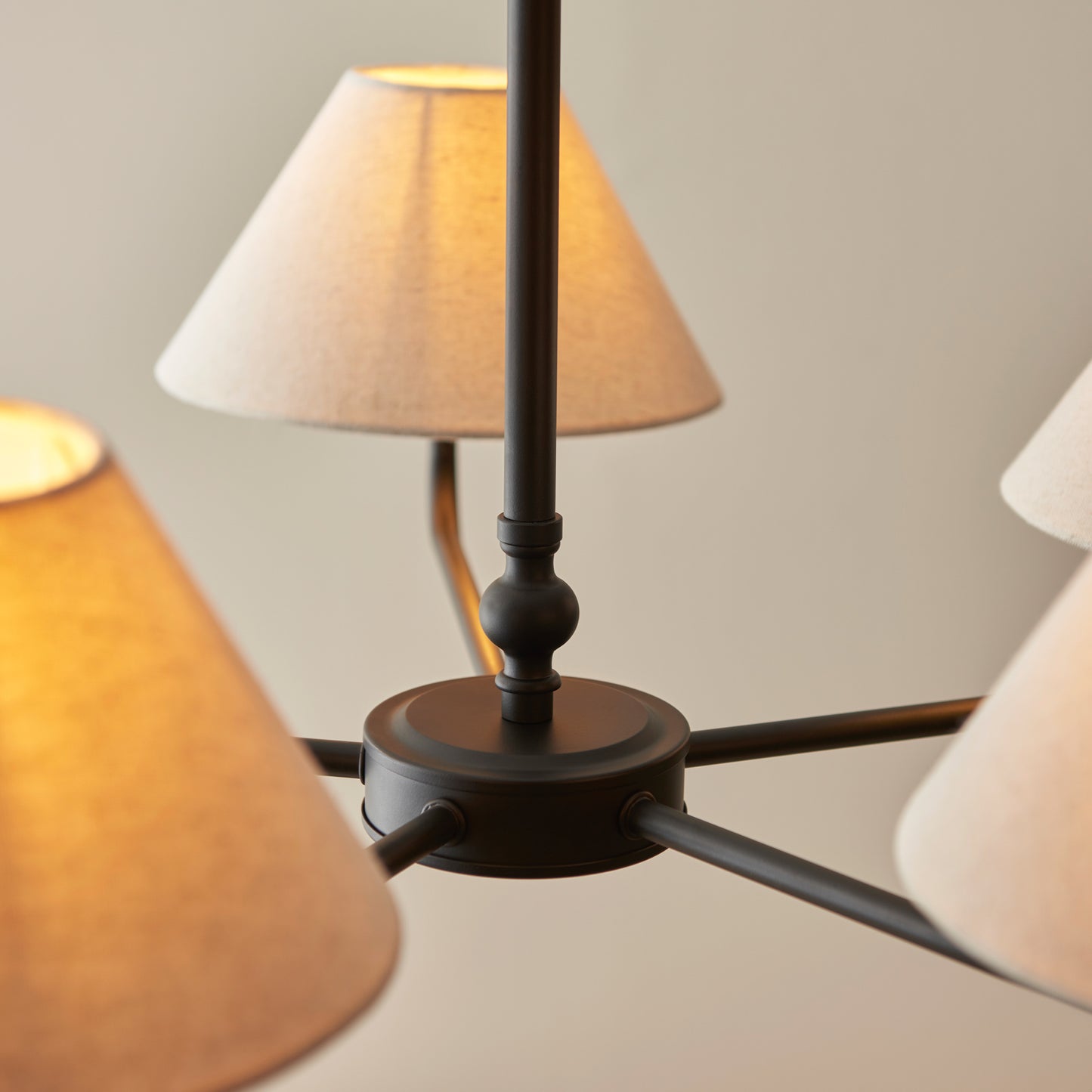 Lille 5 Pendant Light Matt Black – Black