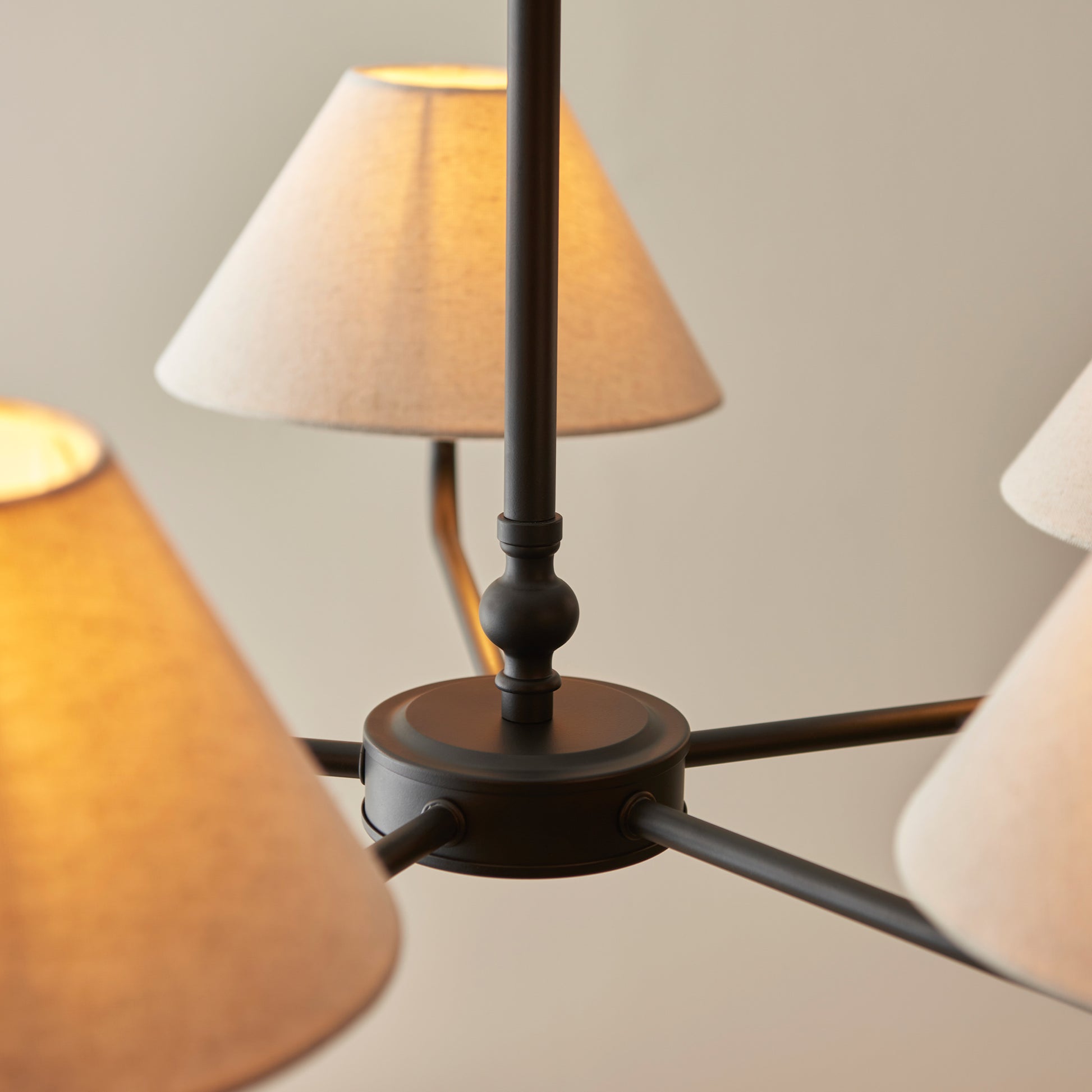 Lille 5 Pendant Light Matt Black – Black