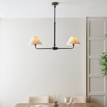 Lille 2 Pendant Light Matt Black – Black