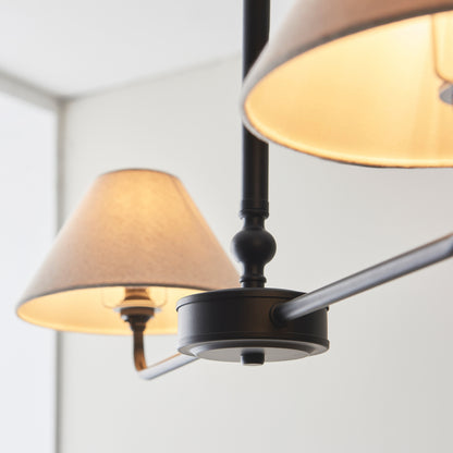 Lille 2 Pendant Light Matt Black – Black