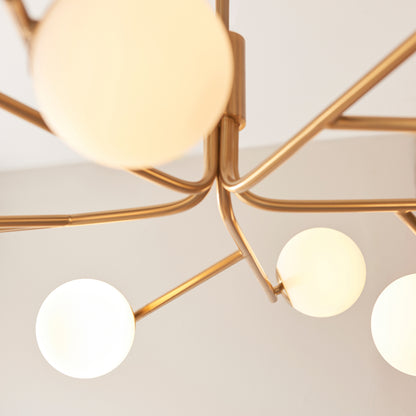 Aaron 10 Pendant Light Brushed Aged Brass – Brass