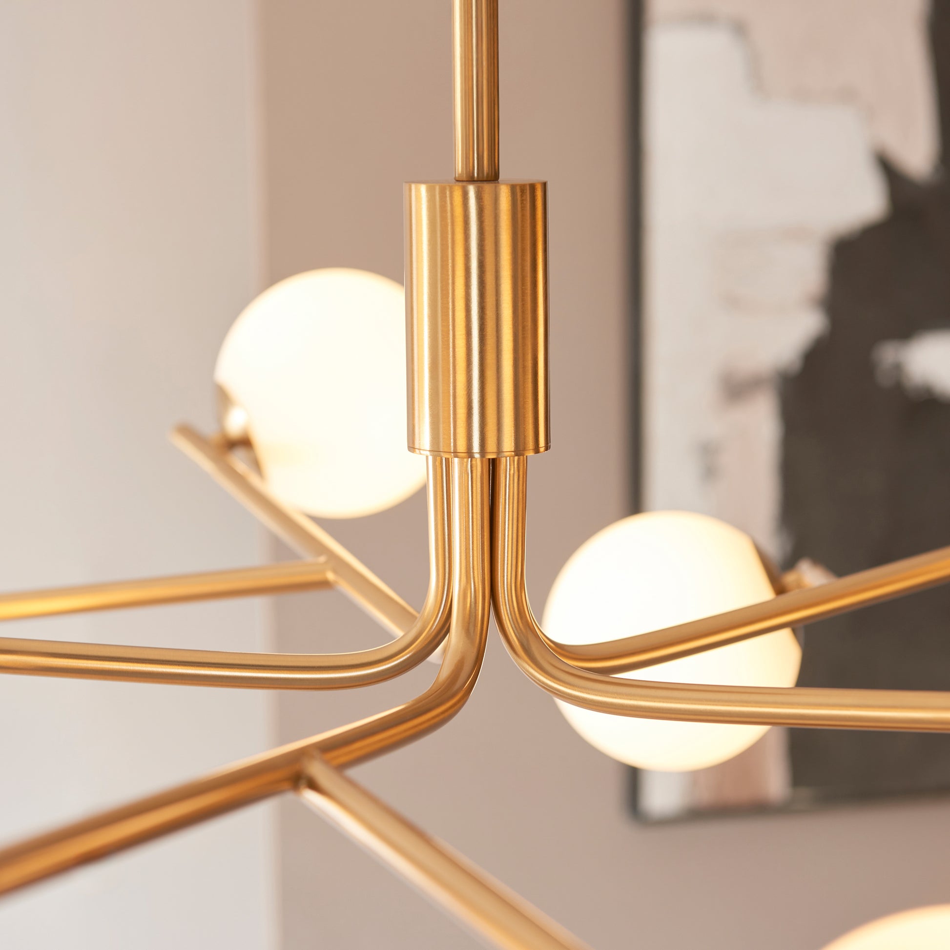 Aaron 10 Pendant Light Brushed Aged Brass – Brass