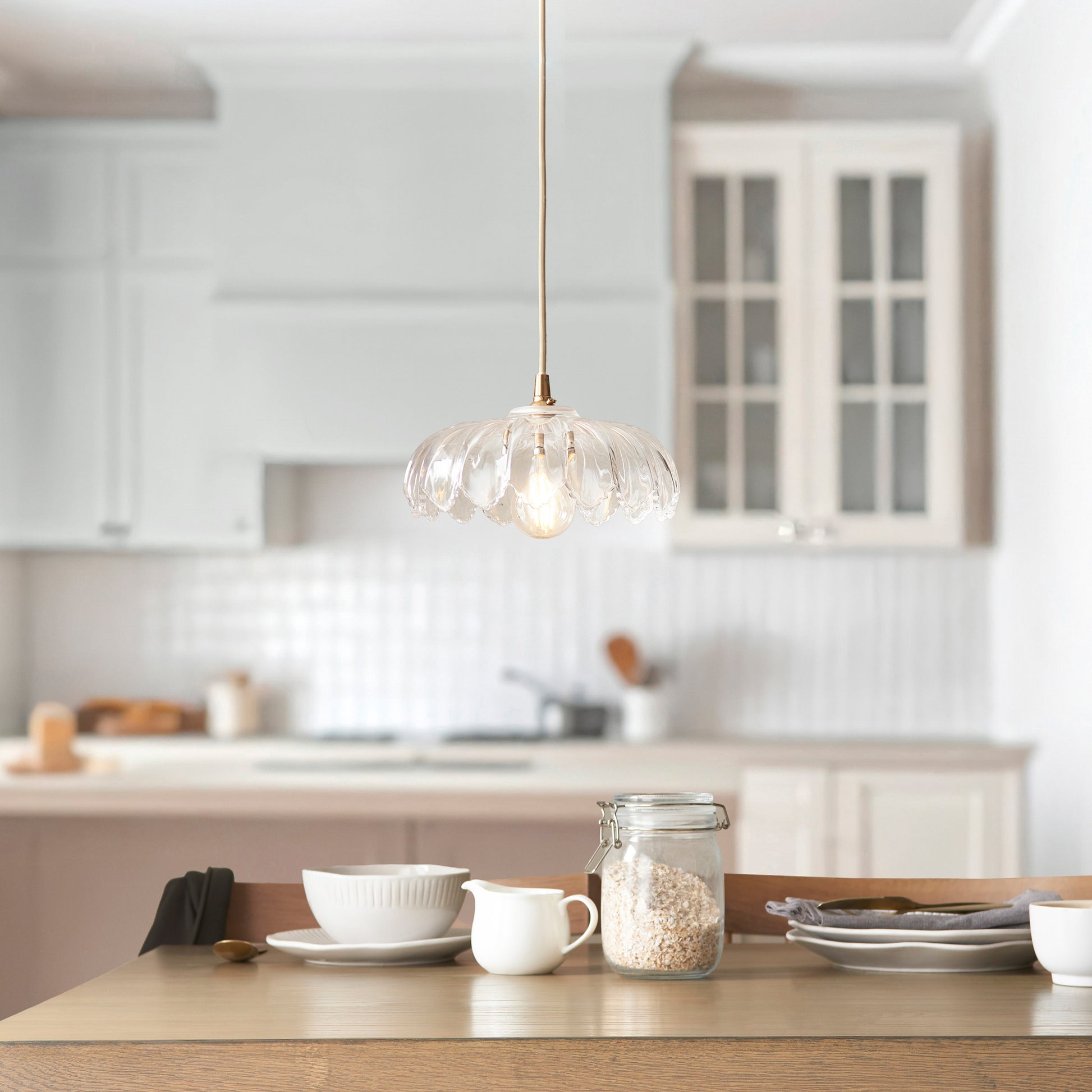 Camellia 1 Pendant Light – Clear
