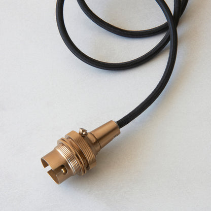 Eltham 1 Pendant Light Brushed Aged Brass/Black – Brass