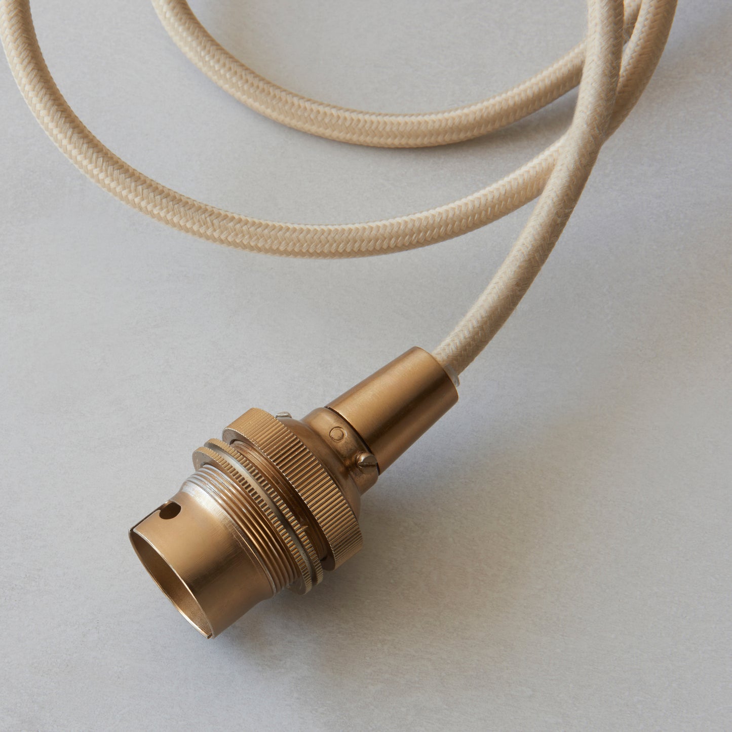 Eltham 1 Pendant Light Brushed Aged Brass/Natural – Brass