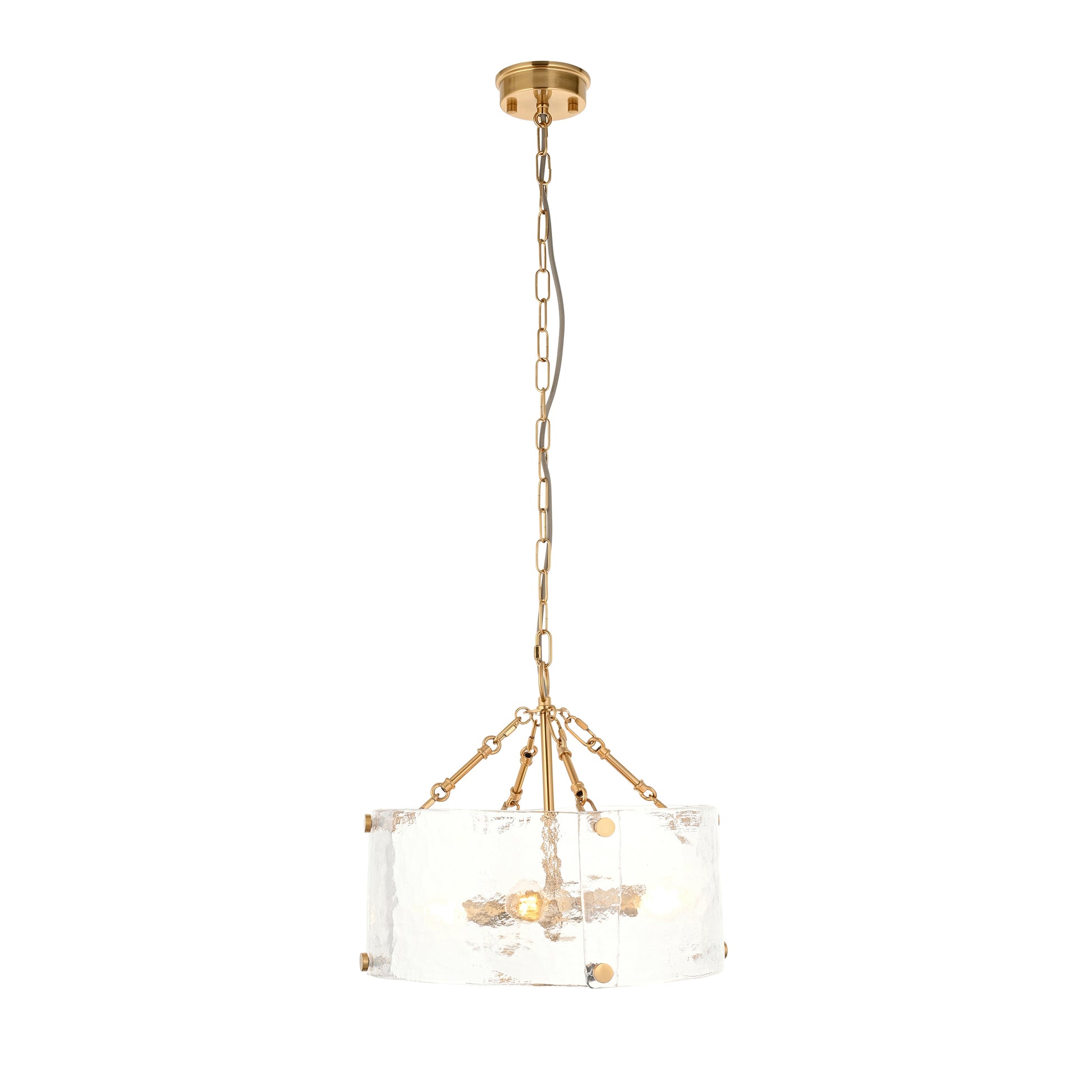 Keller 4 Pendant Light Brushed Aged Brass – Brass