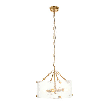 Keller 4 Pendant Light Brushed Aged Brass – Brass