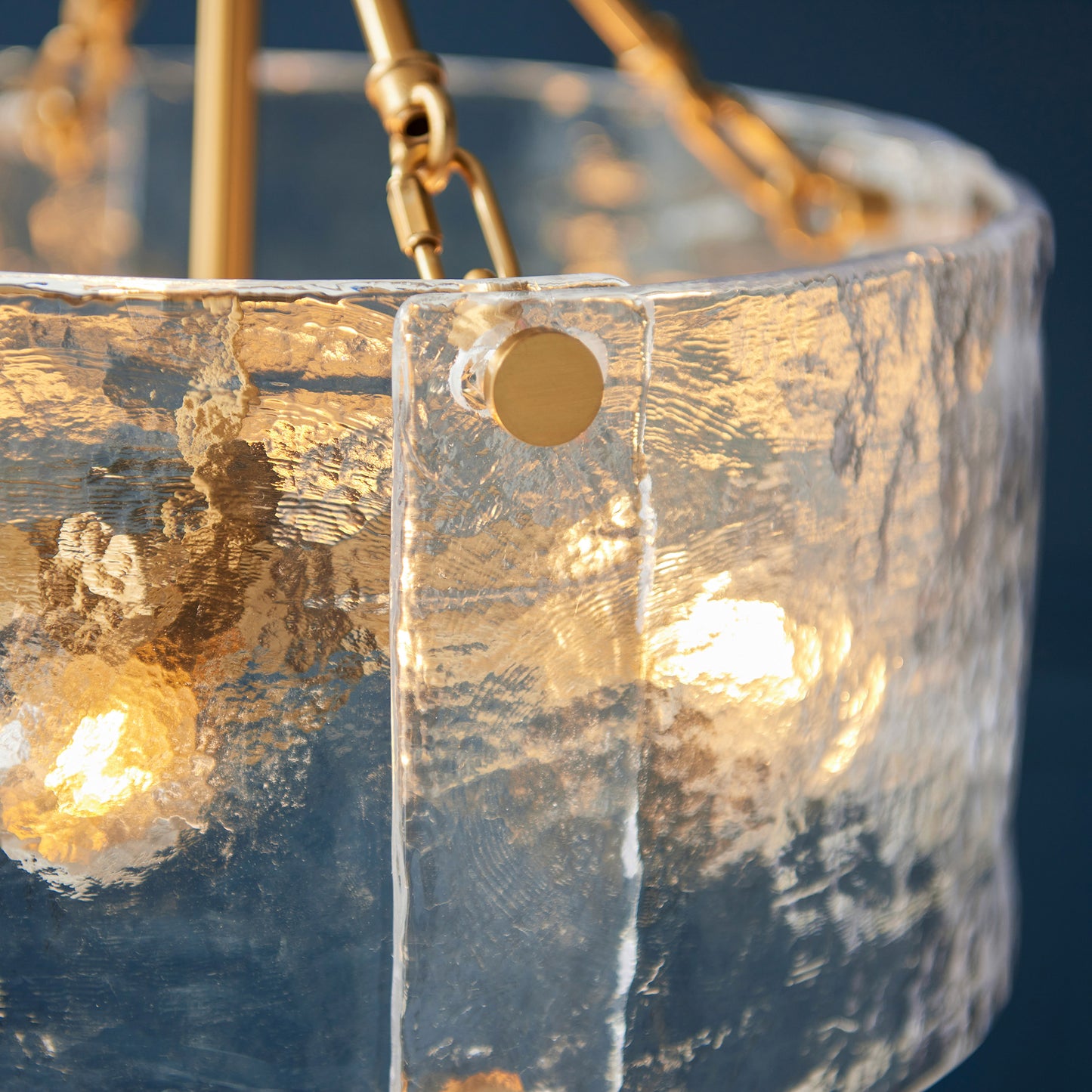 Keller 4 Pendant Light Brushed Aged Brass – Brass