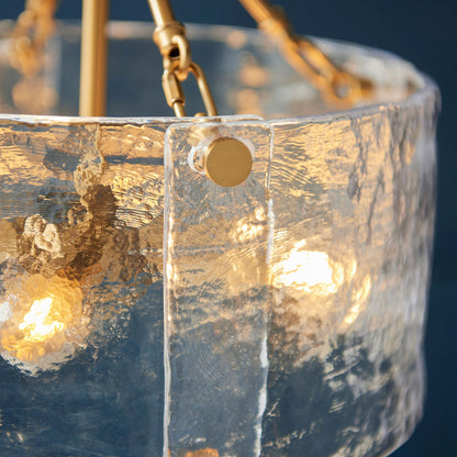 Keller 4 Pendant Light Brushed Aged Brass – Brass