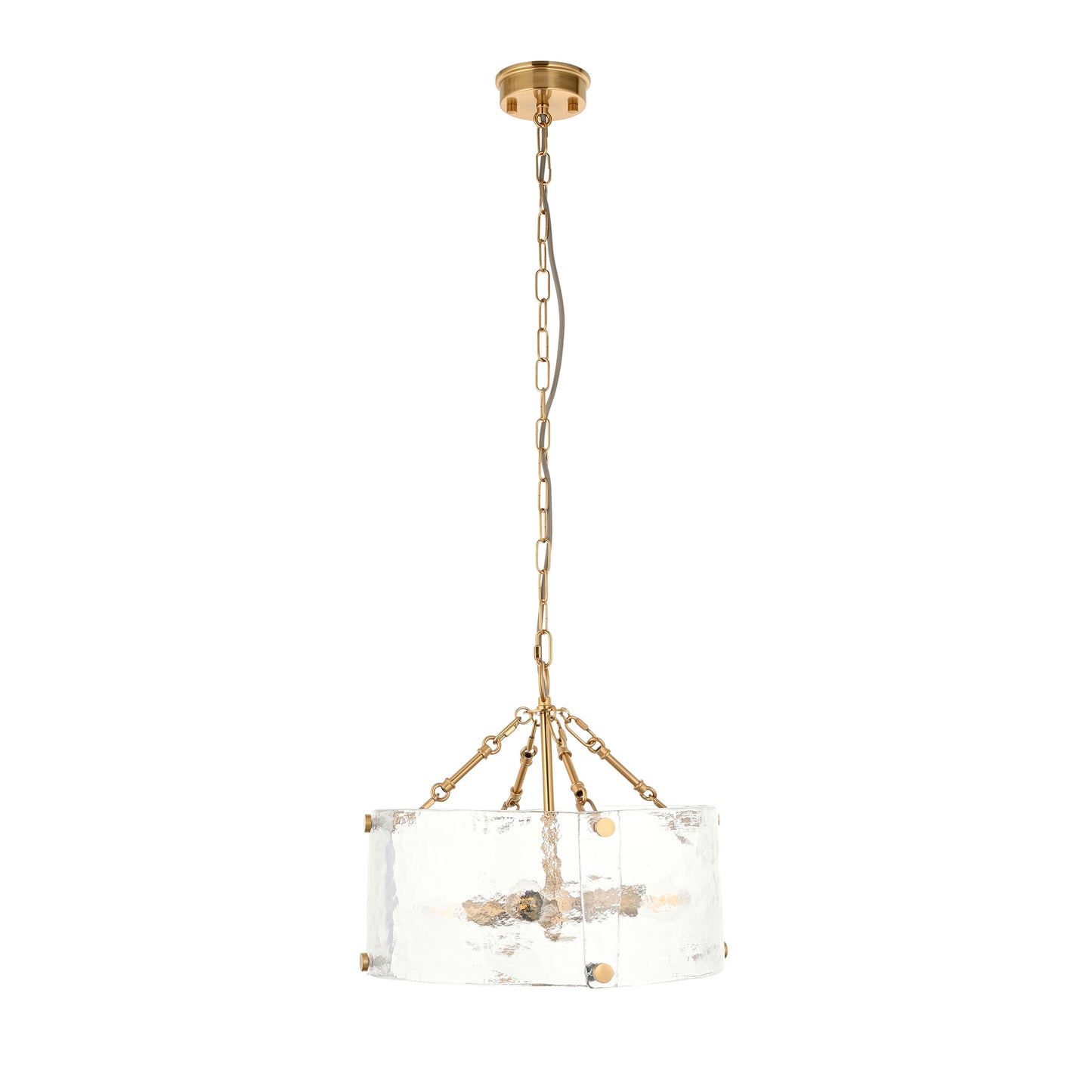 Keller 4 Pendant Light Brushed Aged Brass – Brass