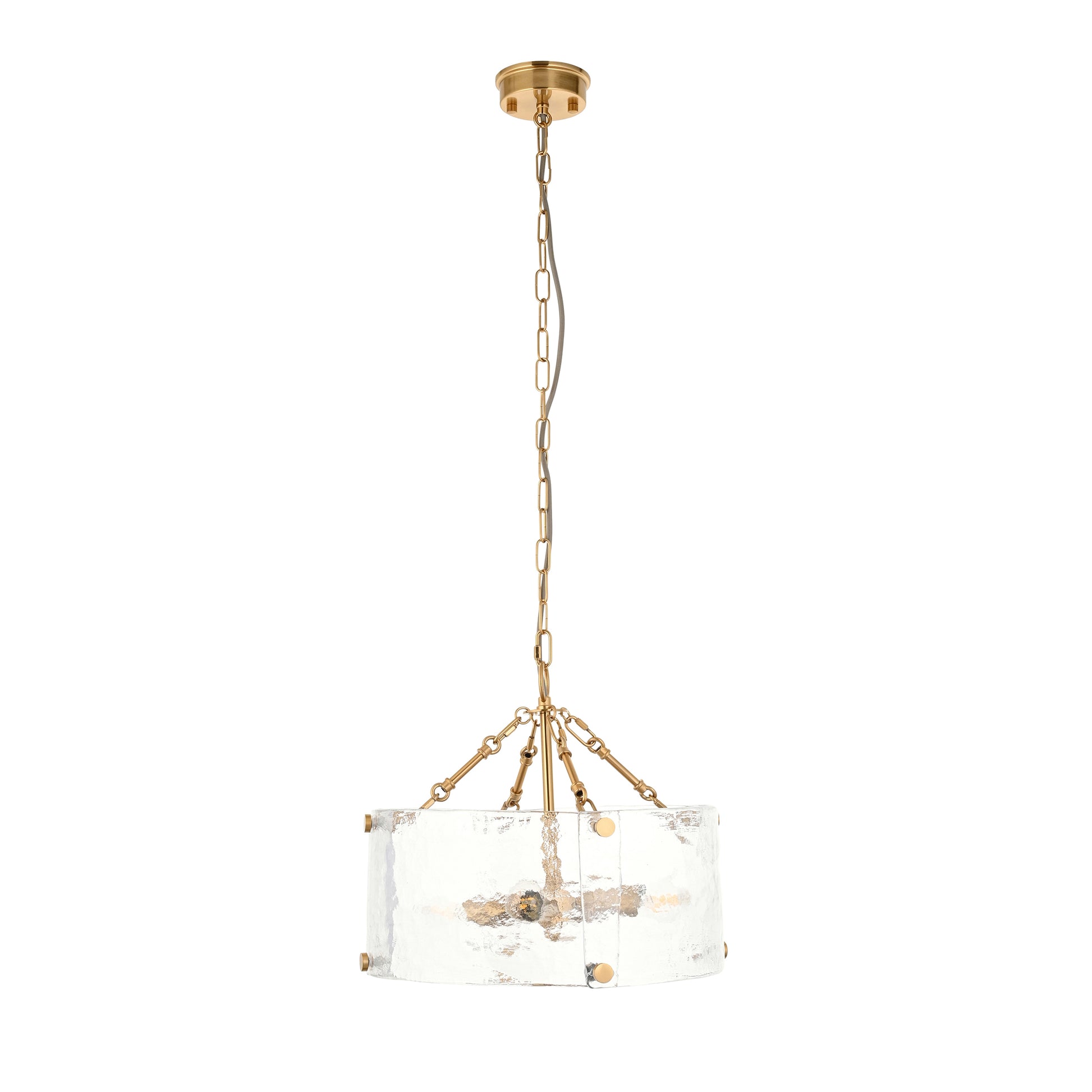 Keller 4 Pendant Light Brushed Aged Brass – Brass
