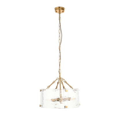 Keller 4 Pendant Light Brushed Aged Brass – Brass
