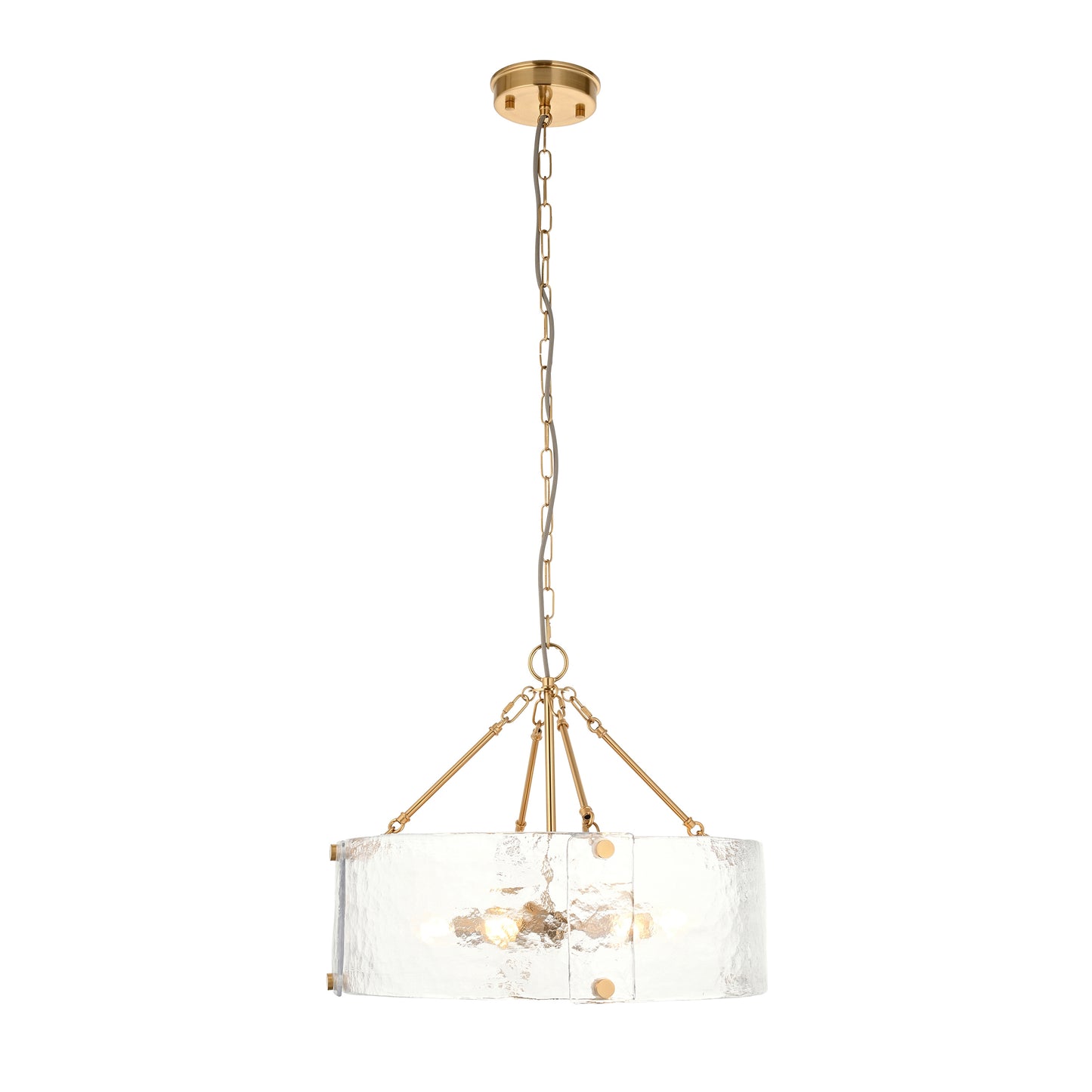 Keller 6 Pendant Light Brushed Aged Brass – Brass