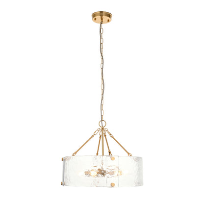 Keller 6 Pendant Light Brushed Aged Brass – Brass