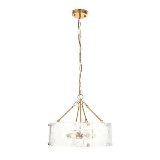 Keller 6 Pendant Light Brushed Aged Brass – Brass
