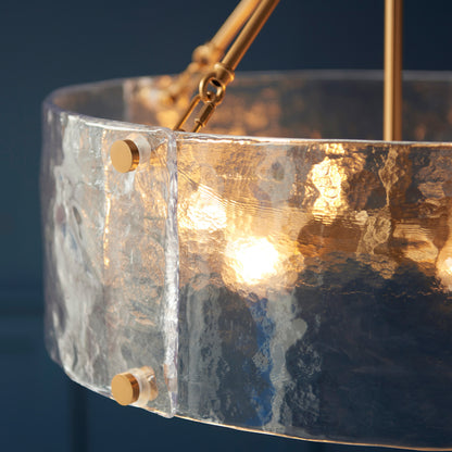 Keller 6 Pendant Light Brushed Aged Brass – Brass