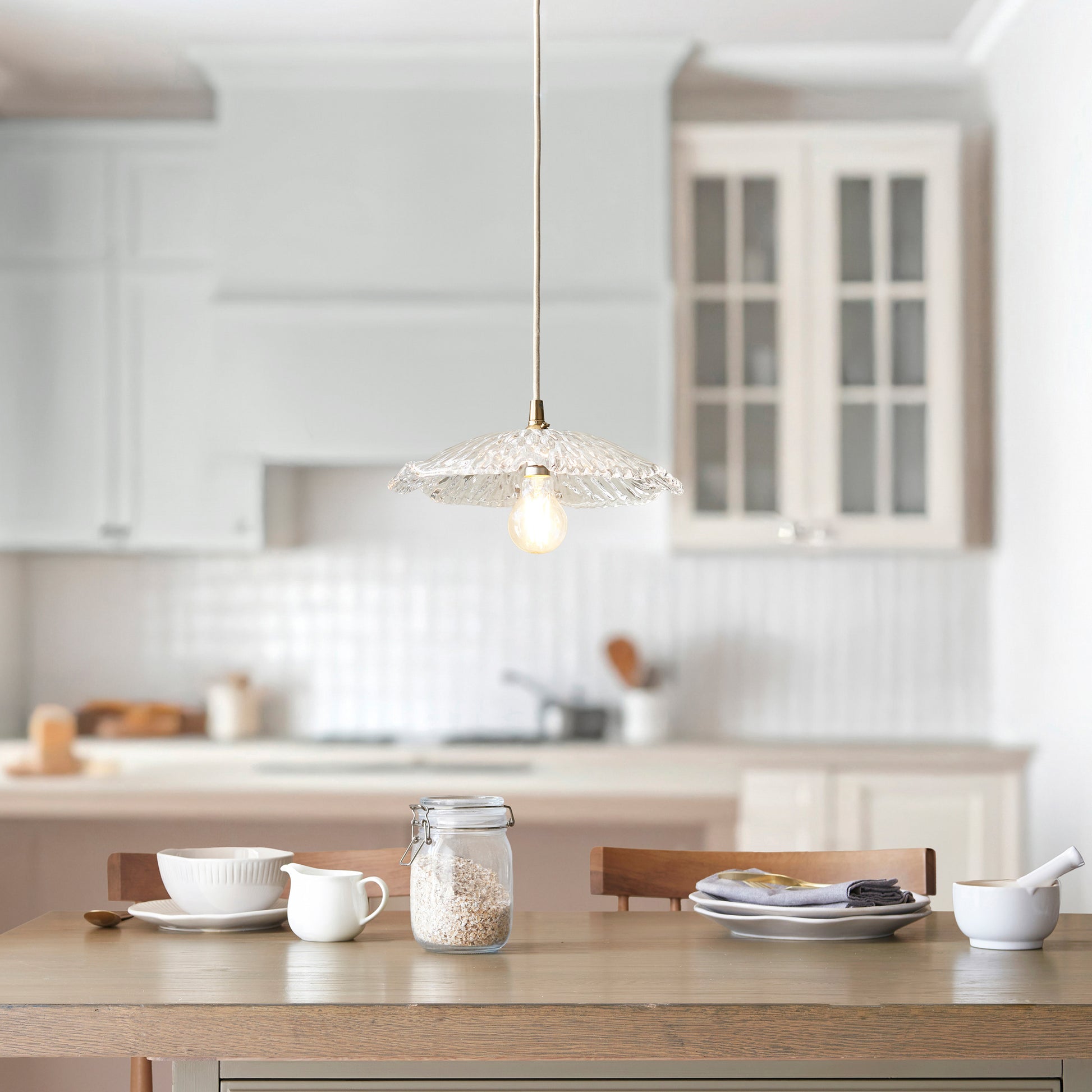 Orchid 1 Pendant Light Clear glass – Clear