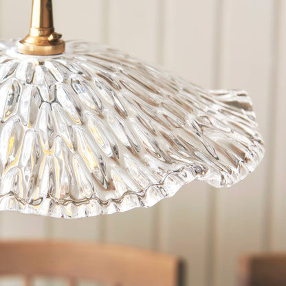 Orchid 1 Pendant Light Clear glass – Clear