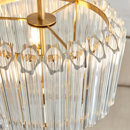 Valentina 3 Pendant Light Brushed Aged Brass – Brass