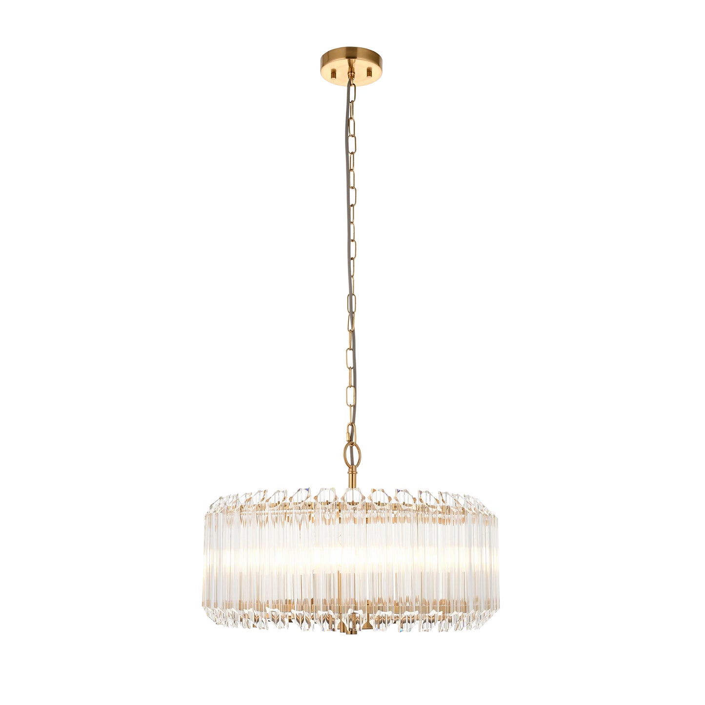 Valentina 5 Pendant Light Brushed Aged Brass – Brass