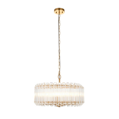 Valentina 5 Pendant Light Brushed Aged Brass – Brass