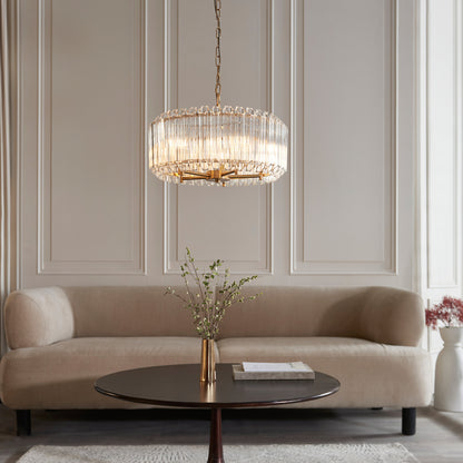 Valentina 5 Pendant Light Brushed Aged Brass – Brass