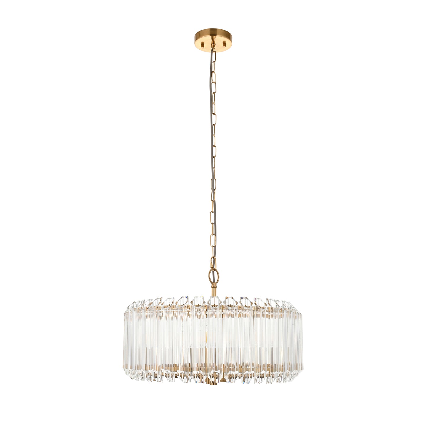 Valentina 5 Pendant Light Brushed Aged Brass – Brass