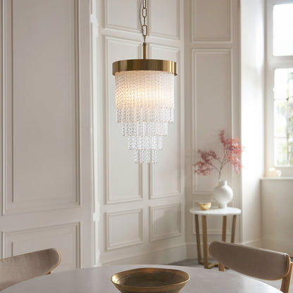 Anistoria 1 Pendant Light Brushed Aged Brass – Brass