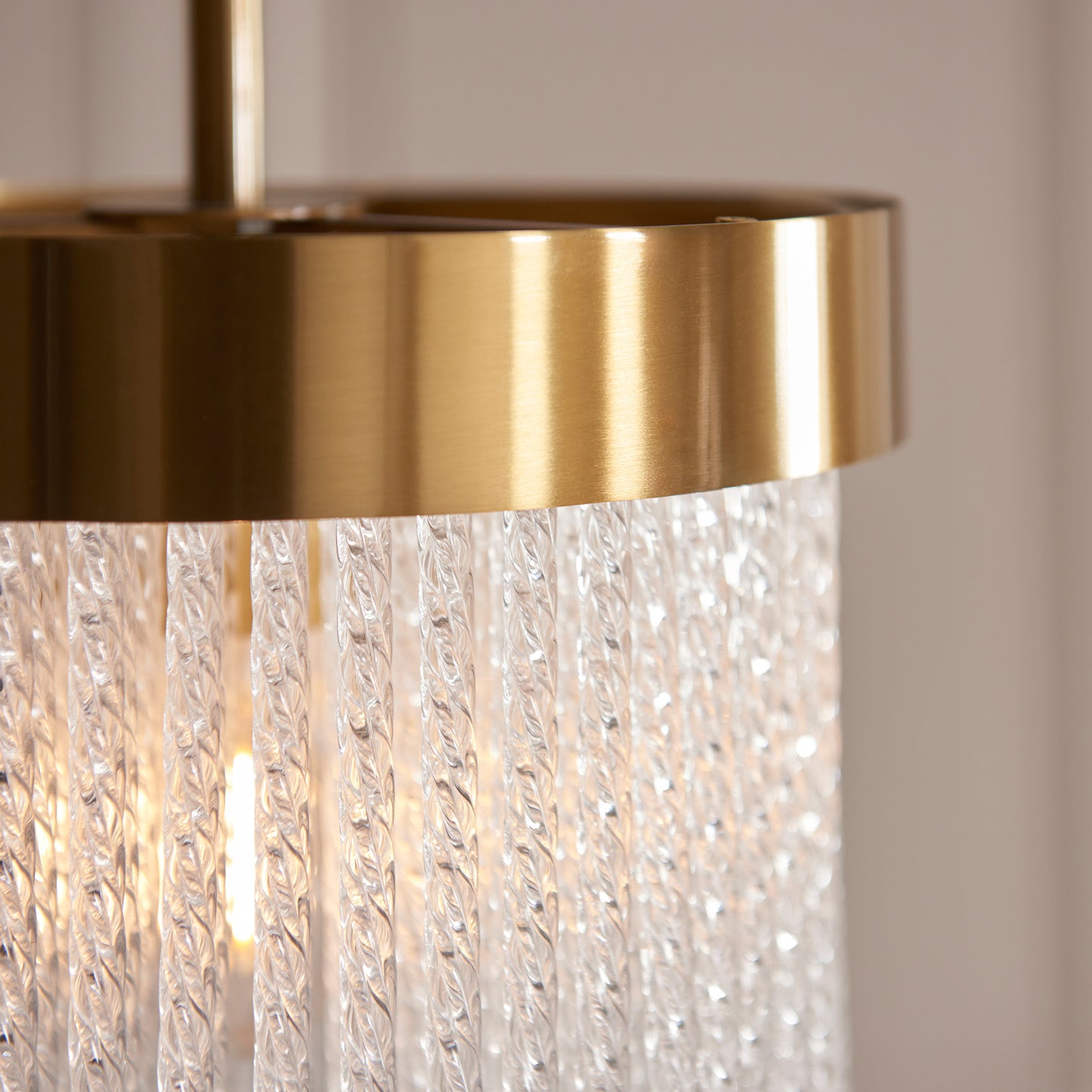 Anistoria 1 Pendant Light Brushed Aged Brass – Brass