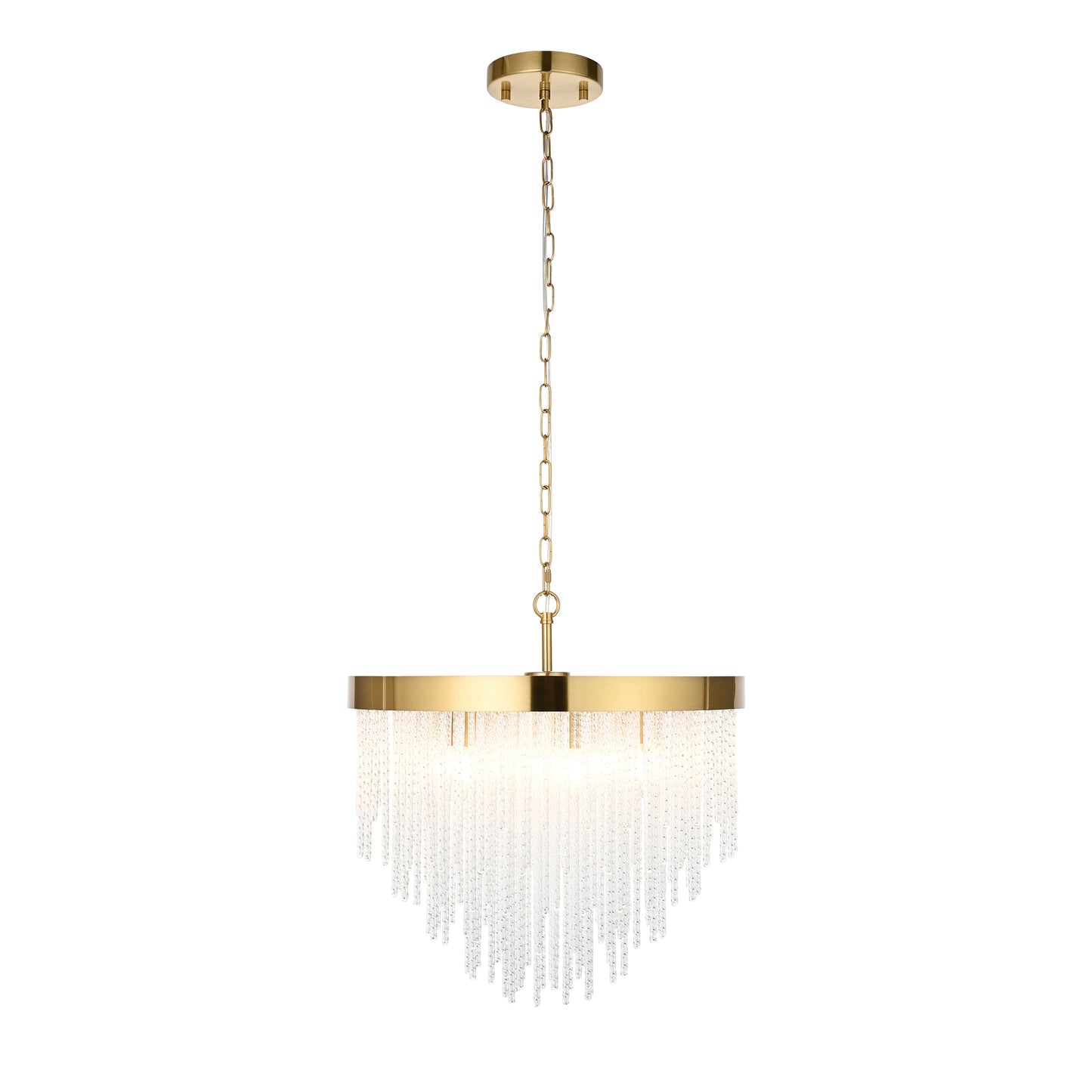 Anistoria 5 Pendant Light Brushed Aged Brass – Brass